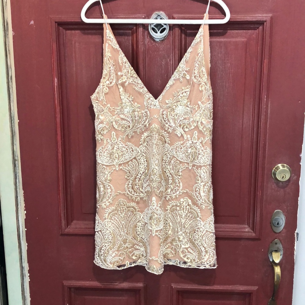NWT FREE PEOPLE sparkly dress size 8